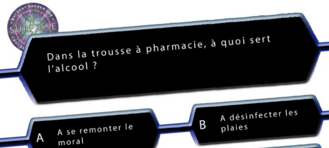 Le jeu de législation ’Qui veut gagner une surprise ?’