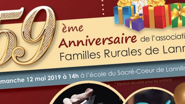 59ème anniversaire de Familles Rurales Lannilis