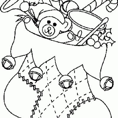Coloriage Botte De Noel